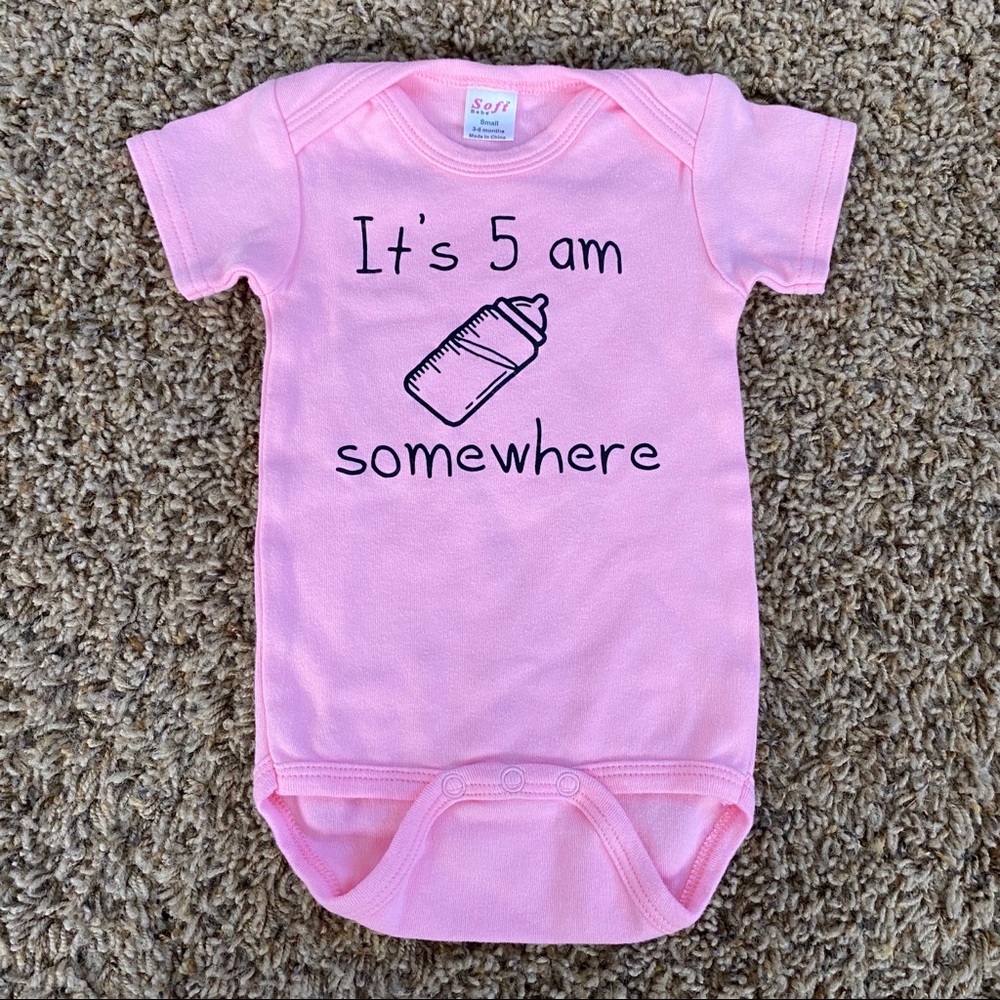 It’s 5 am somewhere short sleeve bodysuit